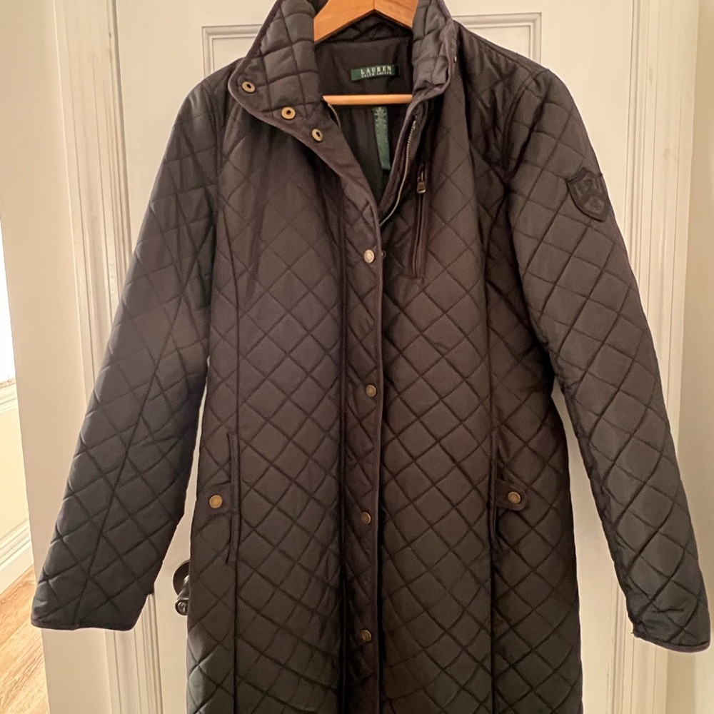 Ralph Lauren Women's Quilted Black Puffer Coat